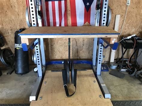 DIY Reverse Hyper Table Top Edition Garage Gym Lab