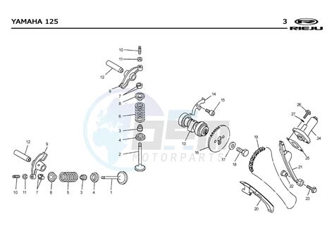 OEM T03 VALVES Rieju Motorcycle RS2 NAKED 125 2006 Oemmotorparts