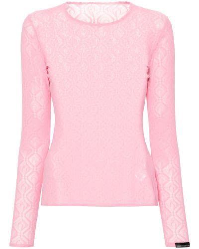 Pink Marine Serre Tops For Women Lyst