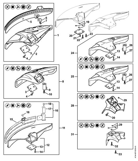 Stihl FS 120 R Strimmer – Deflector | Lawn & turfcare machinery parts