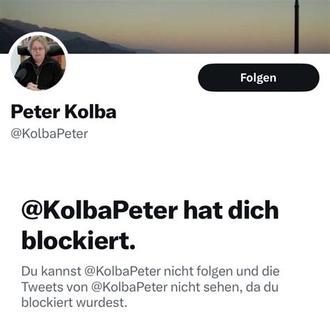 Ralph Janik On Twitter Peter Kolba Hat Mich Blockiert Nachdem Ich