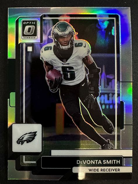 Devonta Smith Donruss Optic Football Silver Prizm Philadelphia