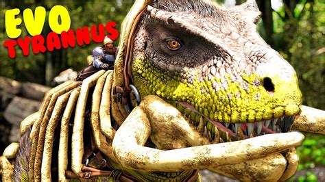 COMO TAMEAR EVO TYRANOSAURIO Y TODAS SUS HABILIDADES ARK PALEO ARK