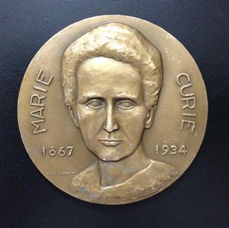 Nobel Prizes / Marie Curie (1867-1934) Bronze Medal - By Maria Barreira ...