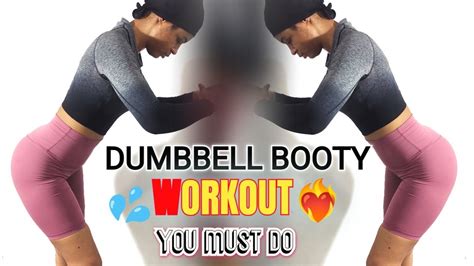 Dumbbell Booty Build~focus On Glutes Butt Build~ Home Workout Youtube