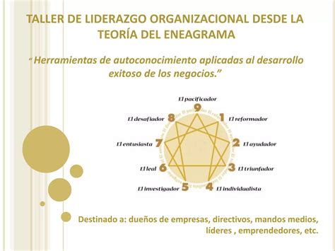 Liderazgo Organizacional Desde La Teoría Del Eneagrama Ppt