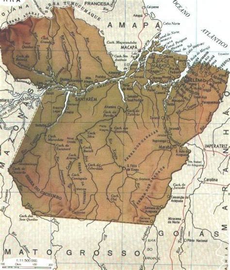 Mapas Apresentando A O Estado Do Pará 1 Cm 170 Km E B Os