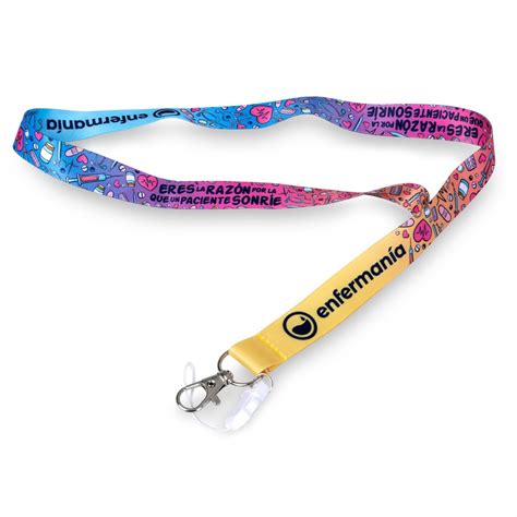 Lanyard Identificador De Enfermer A Con Alegres Colores