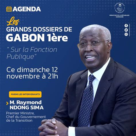 Fonction Publique Absent Du Plateau Les Grands Dossiers Sur Gabon