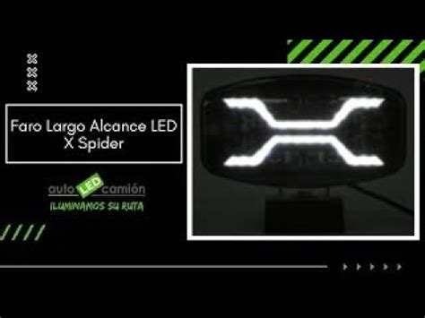 Faro Largo Alcance LED X Spider YouTube