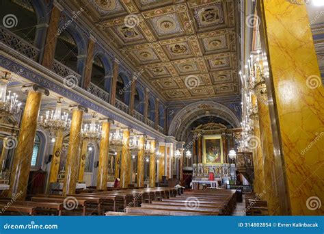 Cathedral of the Holy Spirit in Istanbul, Turkiye Editorial Stock Image ...