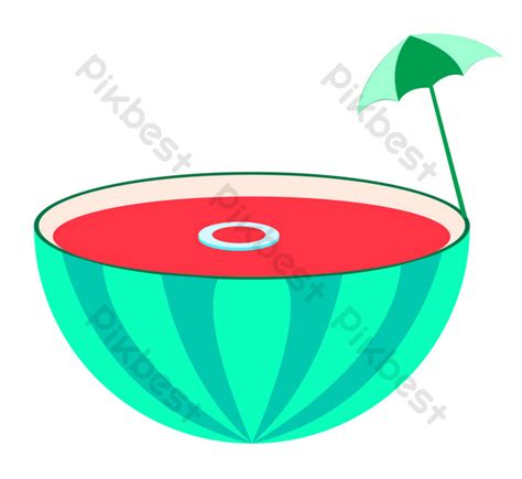 Drawing Isometric Half A Watermelon Illustration PNG Images | AI Free ...