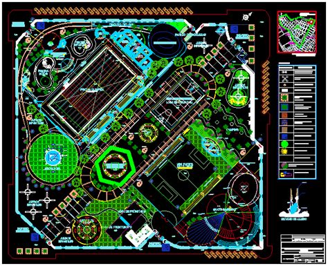 Sports Center In Autocad Cad Library