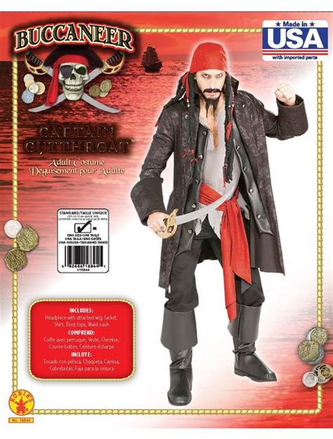 Buy Rubie S Pirates Of The Seven Seas Captain Cutthroat Adult