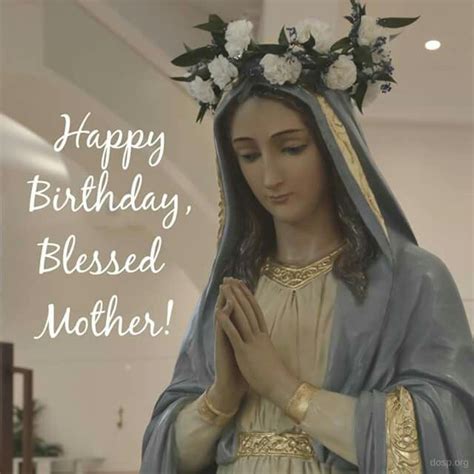 Happy Birthday Blessedmother The Feast Of The Birth Of The Blessed Virginmary Is Celebrated