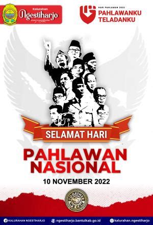 Selamat Hari Pahlawan Nasional Website Kalurahan Ngestiharjo