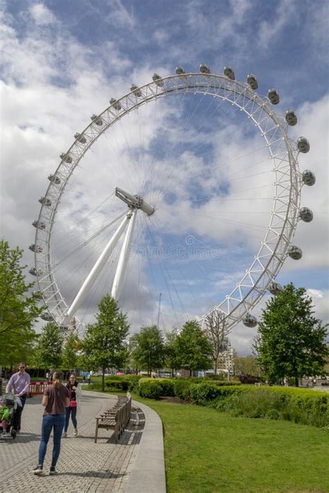 London Uk May The London Eye Or The Millennium Wheel A