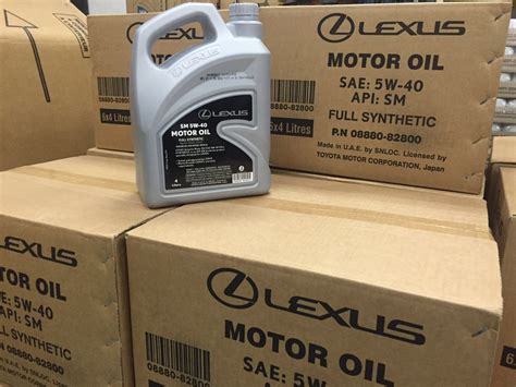 Lexus Genuine Motor Oil SAE 5W-40 Full Synthetic