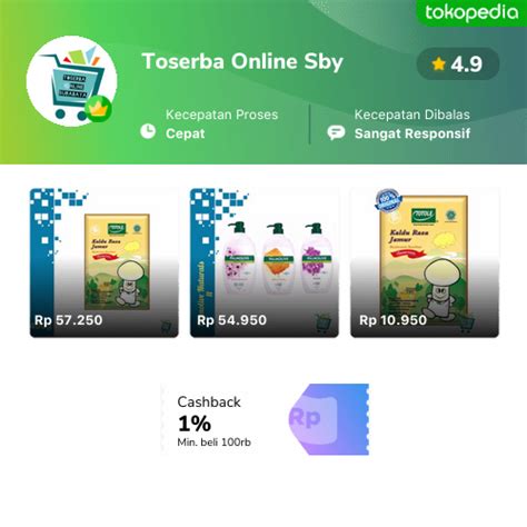 Toko Toserba Online Sby Online Produk Lengkap And Harga Terbaik Tokopedia