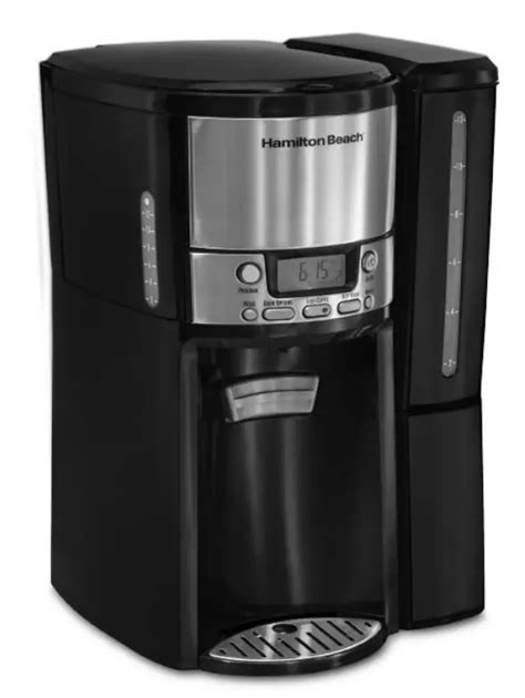 Hamilton Beach One Press Programmable Dispensing Drip Coffee