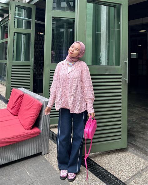 Inspirasi Outfit Hijab Cewek Kue Ala Nira Novianti Mudah