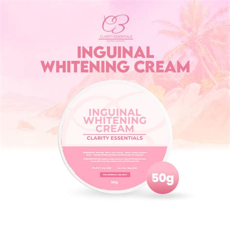 Inguinal Whitening Cream 50g By Clarity Essentials Lazada Ph