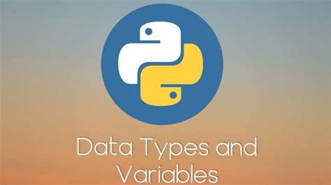 Variables And Datatypes In Python Lecture3 Python Tutorials Youtube