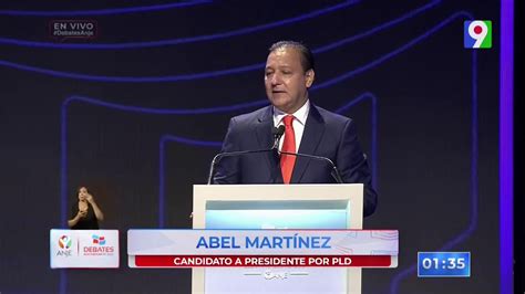 Debate Presidencial En Vivo Luis Abinader Leonel Fernandez Y Abel