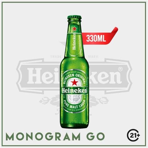 Jual Beer Heineken Original Pure Malt Lager Ml Shopee Indonesia