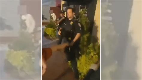 Woman Laid Out As Cops And Wedding Guests Clash In Chaotic Dockside