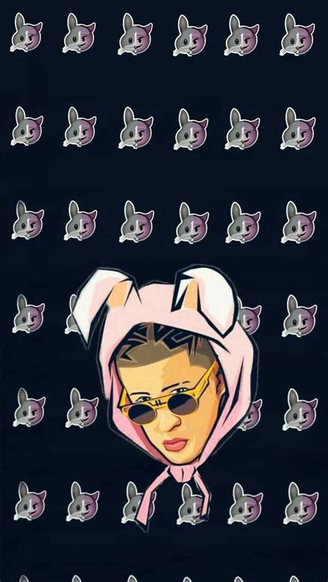 🔥 Download Bad Bunny Wallpaper En By Garym75 Bad Bunny Logo Wallpapers Bad Apple