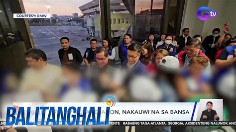 Ofw Mula Lebanon Nakauwi Na Sa Bansa Balitanghali Youtube