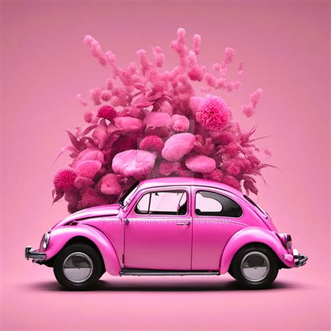 Pink Volkswagen Kaefer By Sabine1906 On Deviantart