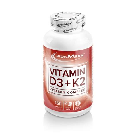 Vitamin D3 K2 150 Tabletten Von IronMaxx Kaufen Bodylab24 Shop