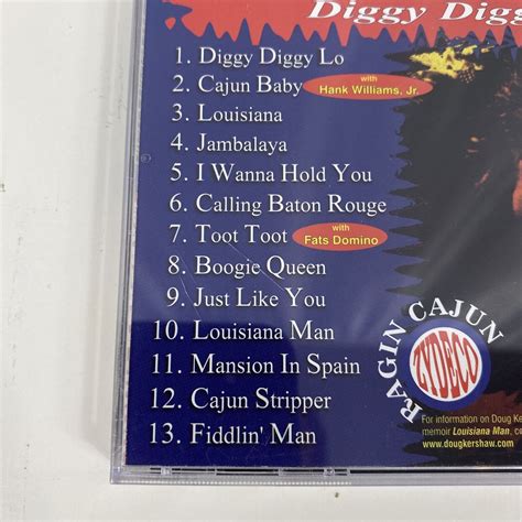 Doug Kershaw Diggy Diggy Lo Cd Susie Q 1999 Cajun Ebay