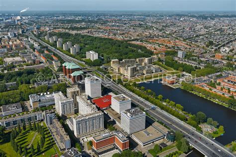 Aerophotostock Amsterdam Luchtfoto Koningin Wilhelminaplein En World