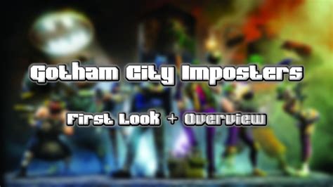 Gotham City Imposters First Look Overview Youtube