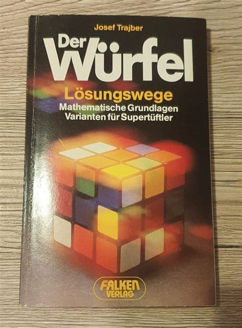 4x Rubiks Zauber Würfel mit Handbuch Lösungswege teils 80er Kaufen