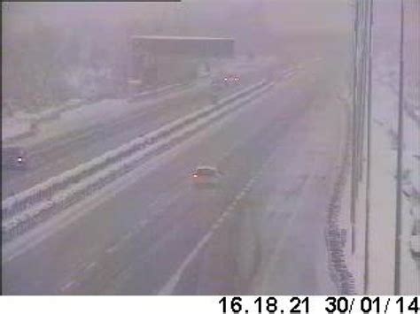 La Neve Vista Dalle Web Cam Sulla A Torino Savona La Repubblica