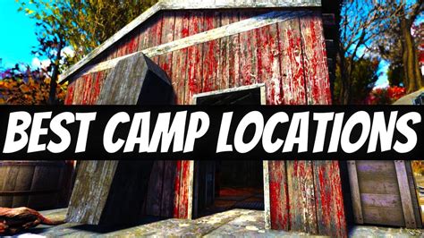 Top 5 Camp Locations Fallout 76 Camp Builds Youtube