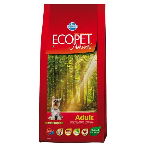 Hrana Uscata Pentru Caini Ecopet Natural Adult Mini Pui 12 Kg Emagro