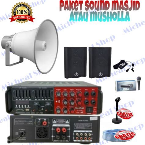 Jual PAKET SOUND SYTEM TOA MASJID ATAU MUSHOLLA 2INDOOR 1OUTDOOR