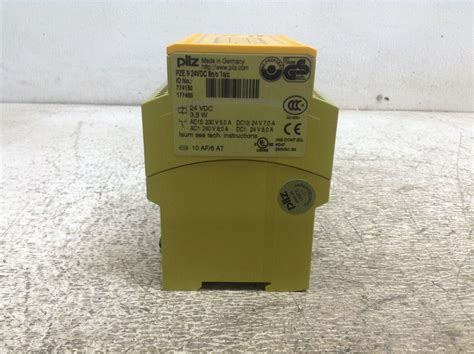 Pilz PZE 9 24VDC 8n O 1n C 24 VDC Safety Relay PZE9 774150 TSC EBay