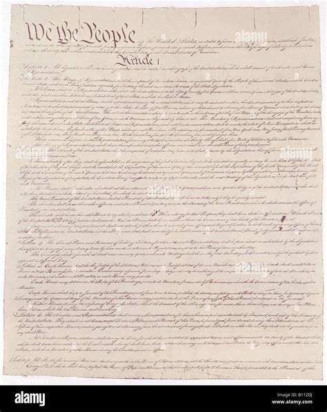 Constitution Hi Res Stock Photography And Images Alamy