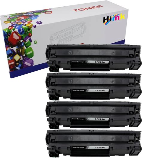 Hiink 4 Pack Cf279a Toner Cartridge Replacement For Hp Cf279a 79a Toner Cartridge