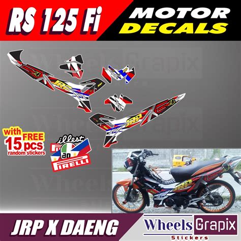 JRP HONDA RS Fi 125 Sticker FULL BODY DECALS Shopee Philippines