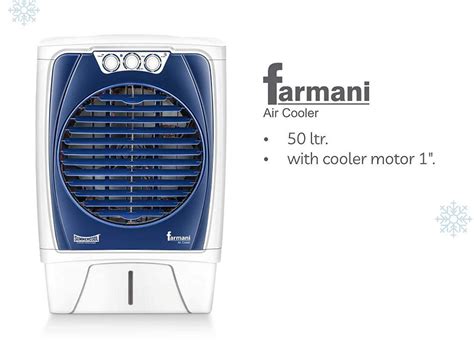 Summercool Farmani Desert Air Cooler 50 L White