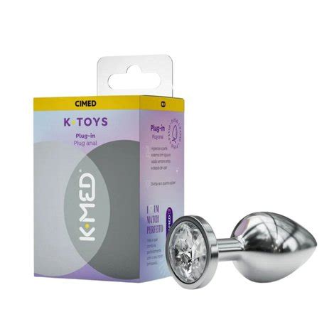 Plug Anal K Toys Cimed Cores Sortidas 1un