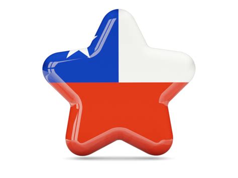 Star Icon Illustration Of Flag Of Chile