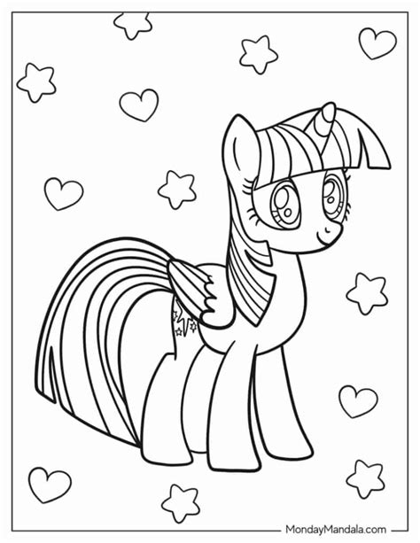 My Little Pony Twilight Sparkle Coloring Pages